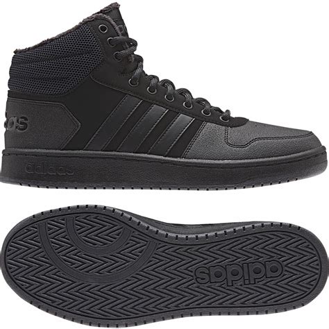 en zwarte rode adidas hoops 2.0 k|adidas Men's Hoops 2.0 Mid Basketball Shoe.